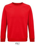 SOL´S Unisex Space Sweatshirt aus Bio-Baumwolle, Black XXS, L03567 – Red