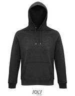 SOL´S Nachhaltiger Stellar Hoodie mit Raglanärmeln, Black XS, L03568 – Charcoal Melange