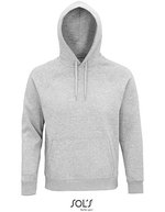 SOL´S Nachhaltiger Stellar Hoodie mit Raglanärmeln, Black XS, L03568 – Grey Melange