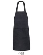 SOL´S Bio-Baumwoll-Schürze mit Vordertaschen, Ancient Pink 90 x 75 cm, L03569 – Noir