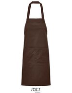 SOL´S Bio-Baumwoll-Schürze mit Vordertaschen, Ancient Pink 90 x 75 cm, L03569 – Chocolat