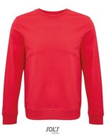 SOL´S Comet Sweatshirt aus Bio-Baumwolle, Black XS, L03574 – Red