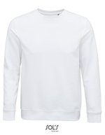 SOL´S Comet Sweatshirt aus Bio-Baumwolle, Black XS, L03574 – White