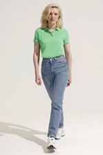 SOL´S Bio-Baumwolle Poloshirt mit Knopfleiste, White XS, L03575 – Bild 1