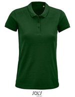 SOL´S Bio-Baumwolle Poloshirt mit Knopfleiste, White XS, L03575 – Verde bottiglia