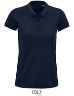 SOL´S Bio-Baumwolle Poloshirt mit Knopfleiste, White XS, L03575 – Blu navy francese