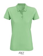 SOL´S Bio-Baumwolle Poloshirt mit Knopfleiste, White XS, L03575 – Frozen Verde