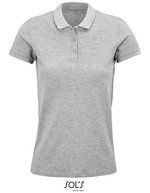 SOL´S Bio-Baumwolle Poloshirt mit Knopfleiste, White XS, L03575 – Grigio Melange