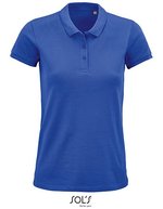 SOL´S Bio-Baumwolle Poloshirt mit Knopfleiste, White XS, L03575 – Blu reale 241