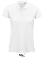 SOL´S Bio-Baumwolle Poloshirt mit Knopfleiste, White XS, L03575 – Bianco