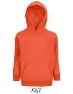 SOL´S Kids' Stellar Bio-Hoodie mit Kragen, Black 4 Jahre (96/104), L03576 – Orange brule