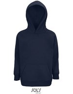 SOL´S Kids' Stellar Bio-Hoodie mit Kragen, Black 4 Jahre (96/104), L03576 – Marine francais