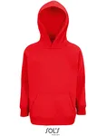 SOL´S Kids' Stellar Bio-Hoodie mit Kragen, Burnt Orange 6 Jahre (106/116), L03576 – Red
