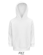 SOL´S Kids' Stellar Bio-Hoodie mit Kragen, Black 4 Jahre (96/104), L03576 – Blanc