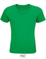SOL´S Kids' Pioneer T-Shirt aus Bio-Baumwolle, White 2 Jahre (86/94), L03578 – Kelly Green