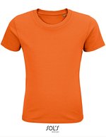 SOL´S Kids' Pioneer T-Shirt aus Bio-Baumwolle, White 2 Jahre (86/94), L03578 – Orange