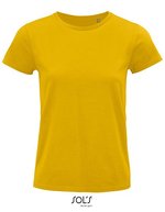 SOL´S T-Shirt aus Bio-Baumwolle für Damen, White S, L03579 – Oro