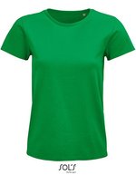 SOL´S T-Shirt aus Bio-Baumwolle für Damen, White S, L03579 – Verde kelly