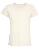 SOL´S T-Shirt aus Bio-Baumwolle für Damen, White S, L03579 – Bianco sporco
