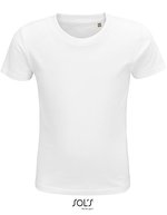 SOL´S Crusader T-Shirt aus Bio-Baumwolle für Kinder, White 2 Jahre (86/94), L03580 – Bianco