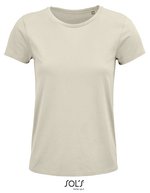 SOL´S T-Shirt aus Bio-Baumwolle für Damen, White S, L03581 – Natural