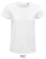 SOL´S T-Shirt aus Bio-Baumwolle für Damen, White S, L03581 – White