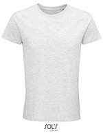 SOL´S Crusader T-Shirt aus Bio-Baumwolle für Herren, White XS, L03582 – Cendre (Chine)