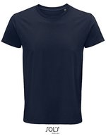 SOL´S Crusader T-Shirt aus Bio-Baumwolle für Herren, White XS, L03582 – Marine francais