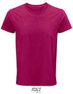 SOL´S Crusader T-Shirt aus Bio-Baumwolle für Herren, White XS, L03582 – Fuchsia
