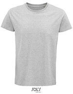 SOL´S Crusader T-Shirt aus Bio-Baumwolle für Herren, White XS, L03582 – Gris Melange