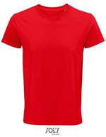 SOL´S Crusader T-Shirt aus Bio-Baumwolle für Herren, White XS, L03582 – Rouge