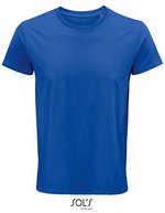 SOL´S Crusader T-Shirt aus Bio-Baumwolle für Herren, White XS, L03582 – Bleu royal 241
