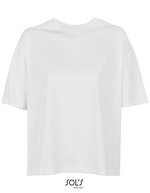 SOL´S Boxy Oversize T-Shirt Bio-Baumwolle für Damen, White S, L03807 – White