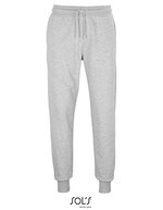 SOL´S Slim-Fit Jogginghose aus Bio-Baumwolle, Black XS, L03808 – Gris Melange