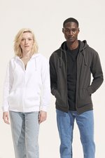 SOL´S Recycelter Full-Zip Hoodie Carter, Black XS, L03812 – Bild 1