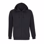 SOL´S Sweat à capuche entièrement zippé recyclé Carter, Black XS, L03812 – image 1