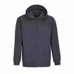 SOL´S Sweat à capuche entièrement zippé recyclé Carter, Black XS, L03812 – Charcoal Melange
