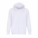 SOL´S Sweat à capuche entièrement zippé recyclé Carter, Black XS, L03812 – White