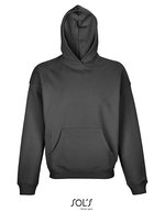 SOL´S Connor Oversized Hoodie aus French Terry, Black XS, L03813 – Mouse Grigio (Unito)