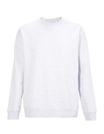 SOL´S Langarm-Sweatshirt aus Baumwolle und Polyester, Black XS, L03814 – Ash (Heather)