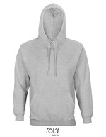 SOL´S Hoodie aus Baumwolle mit Kapuze, Arctic Blue XS, L03815 – Gris Melange