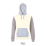 SOL´S Collins Kapuzen-Sweatshirt aus Bio-Baumwolle, Creamy Blue/Creamy White XS, L03818 – Bild 3