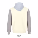 SOL´S Collins Kapuzen-Sweatshirt aus Bio-Baumwolle, Creamy Blue/Creamy White XS, L03818 – Bild 4