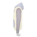 SOL´S Collins Kapuzen-Sweatshirt aus Bio-Baumwolle, Creamy Blue/Creamy White XS, L03818 – Bild 5