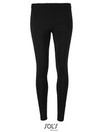 SOL´S Leggings aus Baumwolle mit Stretch für Damen, Deep Black XS, L03819 – Bild 2