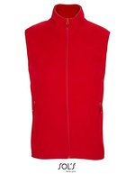 SOL´S Unisex Factor Zipped Fleece Bodywarmer Orange XL (L03822), L03822 – Rosso