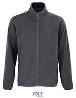 SOL´S Men´s Factor Zipped Fleece Jacket Black S (L03823) – Charcoal Grey (Solid)