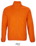 SOL´S Men´s Factor Zipped Fleece Jacket Black S (L03823) – Orange