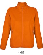 SOL´S Women´s Factor Zipped Fleece Jacket Black S (L03824) – Orange