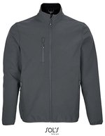 SOL´S Softshelljacke Falcon, recyceltes Material für Herren – Charcoal Grey (Solid)